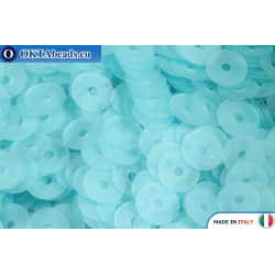 WH flat sequins Petrolio Fancy (646F) 4mm