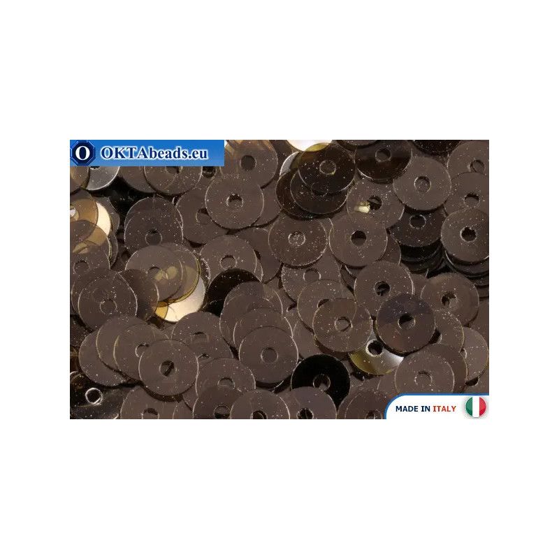 WH flat sequins Verde Oliva Lustre (7232) 4mm