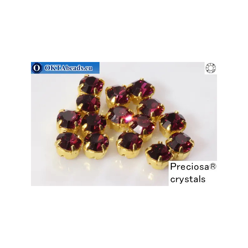 WH Chaton Preciosa Maxima Amethyst - gold ss16