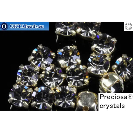 WH Chaton Preciosa Maxima Black Diamond - gold ss16