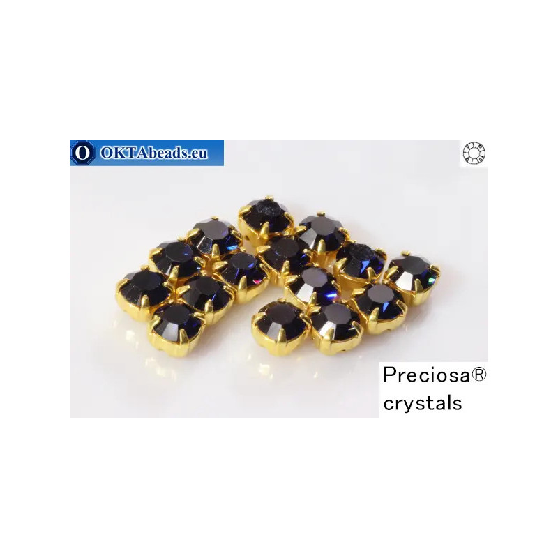 WH Chaton Preciosa Maxima Dark Indigo - gold ss16
