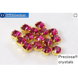 WH Chaton Preciosa Maxima Fuchsia - gold ss16