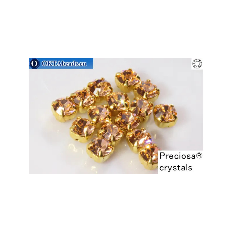 WH Chaton Preciosa Maxima Light Peach - gold ss16