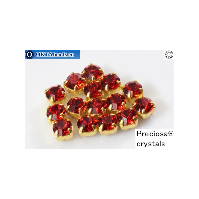 WH Chaton Preciosa Maxima Red Velvet - gold ss16