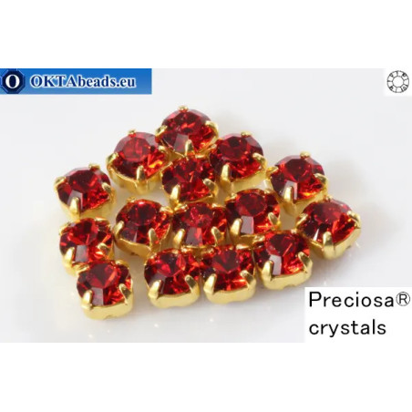 WH Chaton Preciosa Maxima Red Velvet - gold ss16