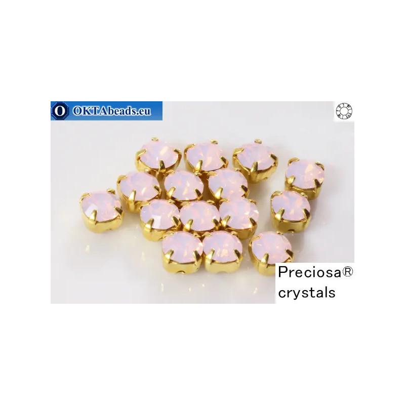 WH Chaton Preciosa Maxima Rose Opal - gold ss16