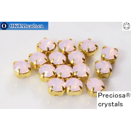 WH Chaton Preciosa Maxima Rose Opal - gold ss16