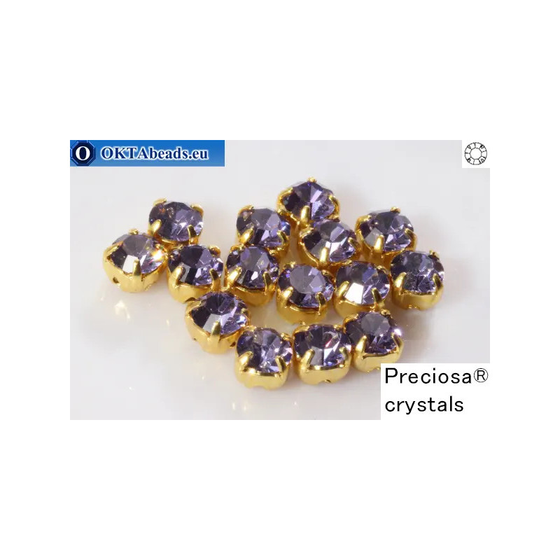 WH Chaton Preciosa Maxima Tanzanite - gold ss16