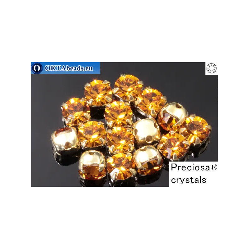 WH Chaton Preciosa Maxima Topaz - gold ss16