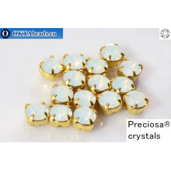 WH Chaton Preciosa Maxima White Opal - gold ss16