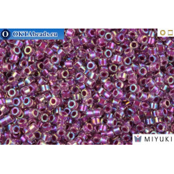 MIYUKI Beads Delica Lined Magenta AB 11/0 (DB56)