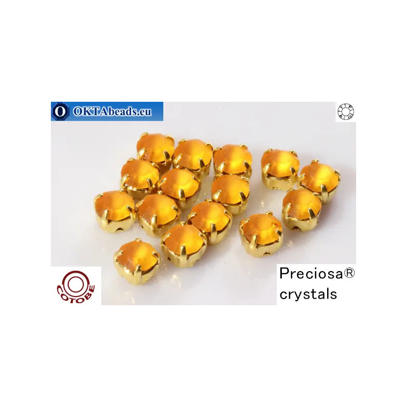 WH Chaton Custom Cotobe Optima MAT Topaz - gold ss16