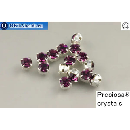 WH Chaton Preciosa Maxima Amethyst - silver ss16