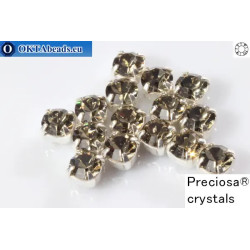 WH Chaton Preciosa Maxima Black Diamond - silver ss16