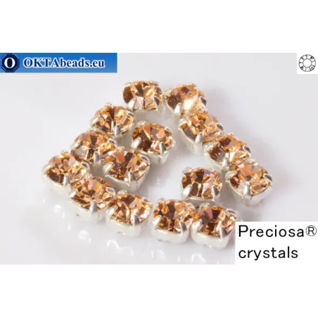 WH Chaton Preciosa Maxima Light Peach - silver ss16