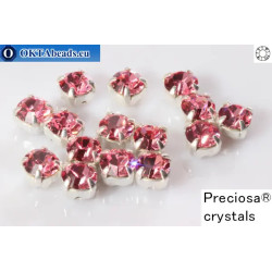 WH Chaton Preciosa Maxima Light Rose - silver ss16