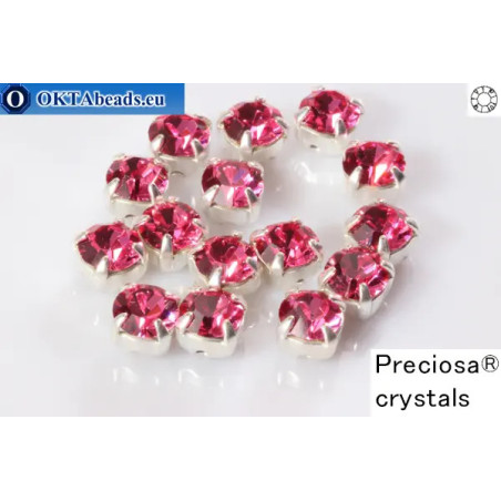 WH Chaton Preciosa Maxima Rose - silver ss16