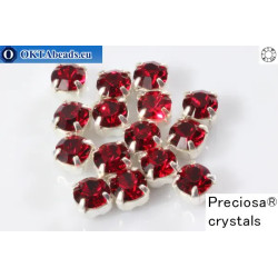 WH Chaton Preciosa Maxima Siam - silver ss16