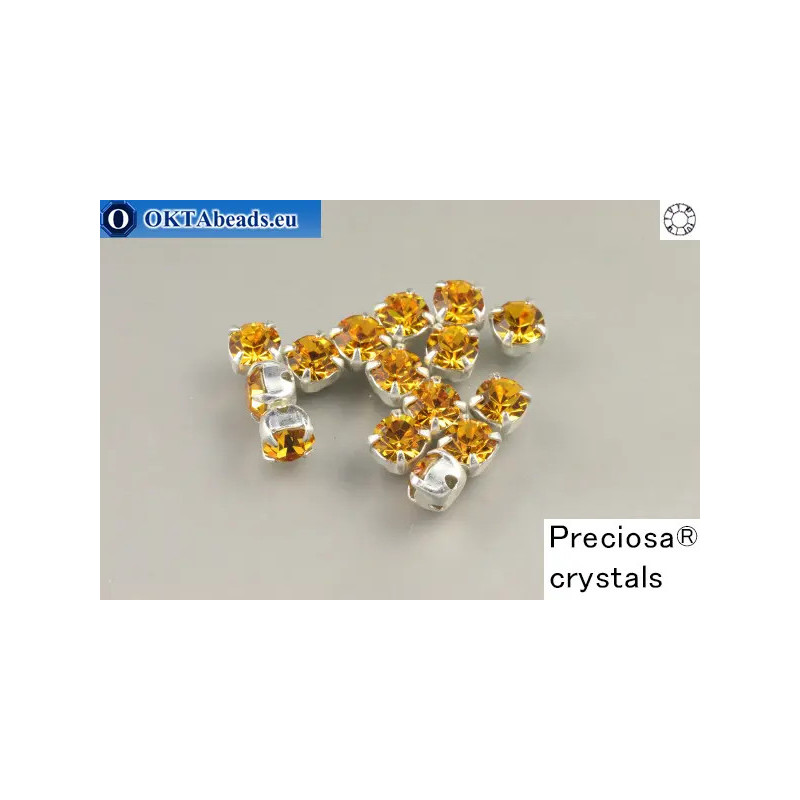 WH Chaton Preciosa Maxima Topaz - silver ss16