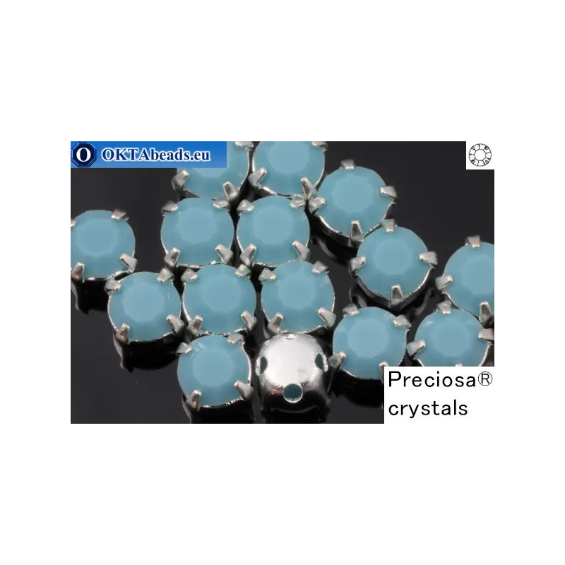 WH Chaton Preciosa Maxima Turquoise - silver ss16