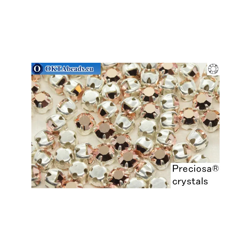 WH Chaton Preciosa Maxima Crystal Capri Gold - silver ss16