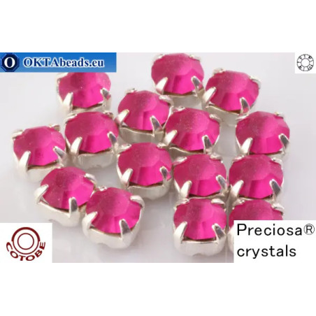 WH Chaton Custom Cotobe Optima MAT Fuchsia - silver ss16