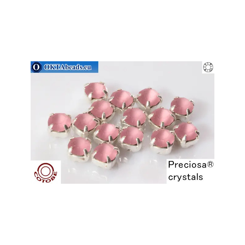 WH Chaton Custom Cotobe Optima MAT Light Amethyst - silver ss16