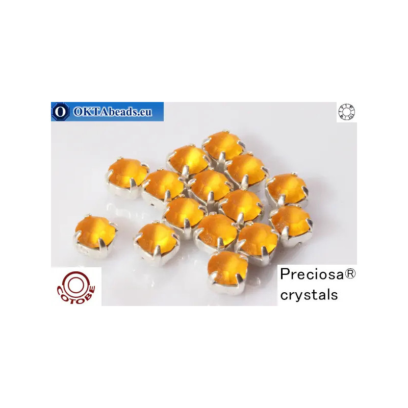 WH Chaton Custom Cotobe Optima MAT Topaz - silver ss16