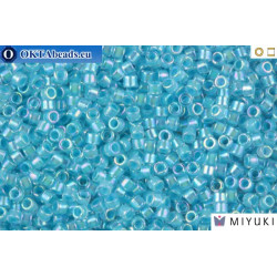 MIYUKI Beads Delica Lined Sky Blue AB 11/0 (DB57)