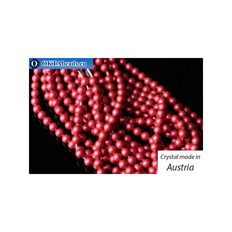 WH Austrian 5810 Pearls Crystal Mulberry Pink Pearl 4mm