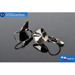 WH Earrings for 4470 Platinum 12mm