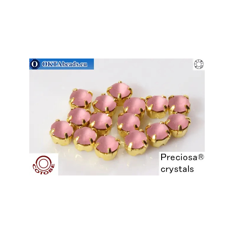 WH Chaton Custom Cotobe Optima MAT Light Amethyst - gold ss16