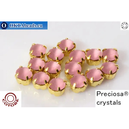 WH Chaton Custom Cotobe Optima MAT Light Amethyst - gold ss16