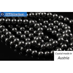 WH Austrian 5810 Pearls Crystal Black 4mm