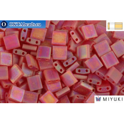 MIYUKI Beads TILA Matte Transparent Red Orange AB (140FR)