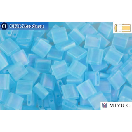 MIYUKI Beads TILA Matte Transparent Light Blue AB (148FR)
