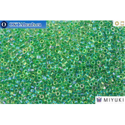 MIYUKI Beads Delica Lined Lime AB 11/0 (DB60)