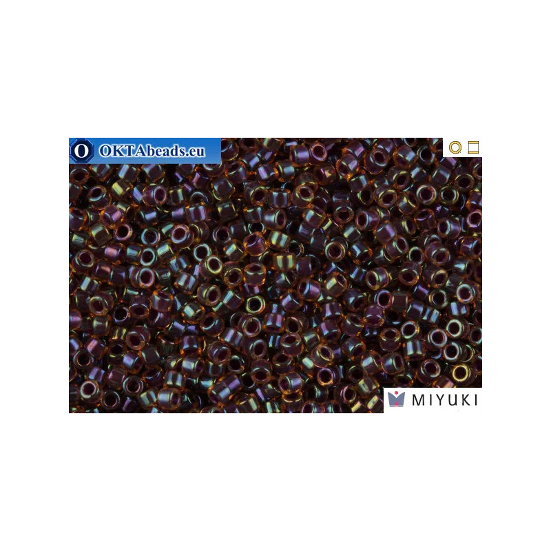 MIYUKI Beads Delica Lined Wine AB 11/0 (DB61)