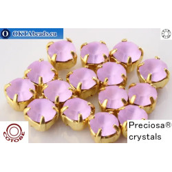 Sew on Preciosa chaton in set + COTOBE coating MAT Violet - Gold ss16