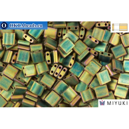 MIYUKI Beads TILA Matte Metallic Green Iris (2008)