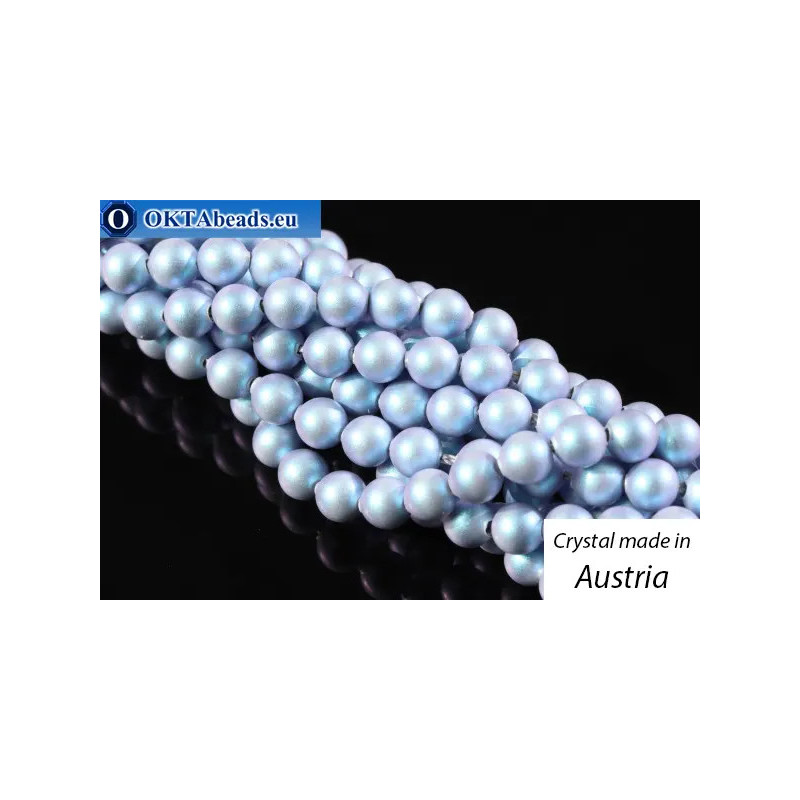 WH Austrian 5810 Pearls Crystal Iridescent Light Blue 4mm