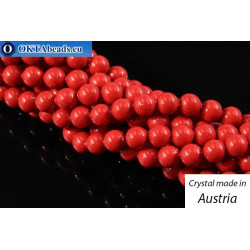 WH Austrian 5810 Pearls Crystal Red Coral 4mm