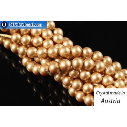 WH Austrian 5810 Pearls Crystal Vintage Gold 4mm