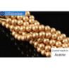 WH Austrian 5810 Pearls Crystal Vintage Gold 4mm