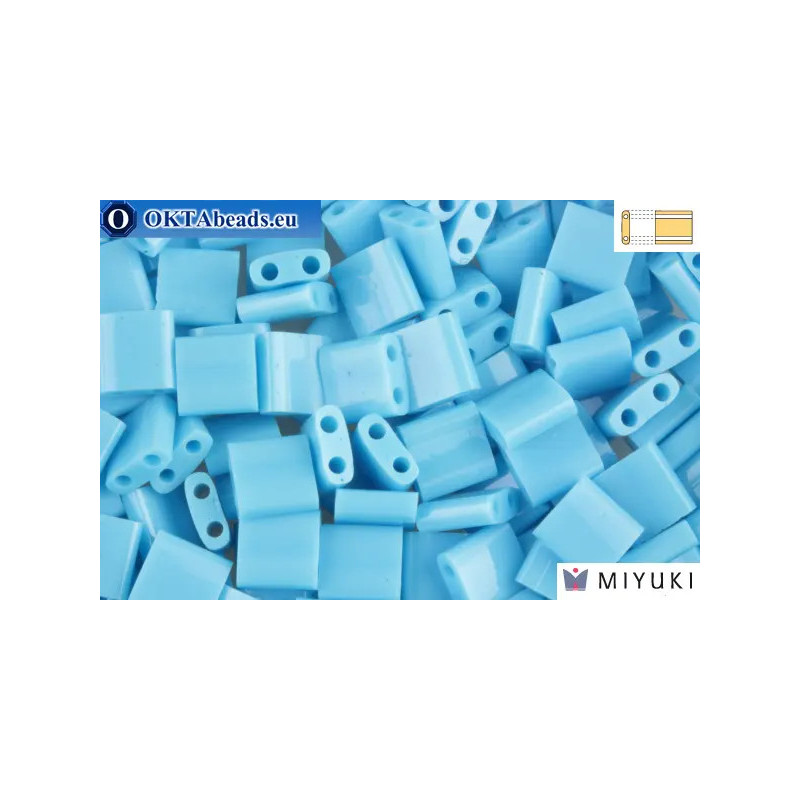 MIYUKI Beads TILA Opaque Turquois Blue (413)