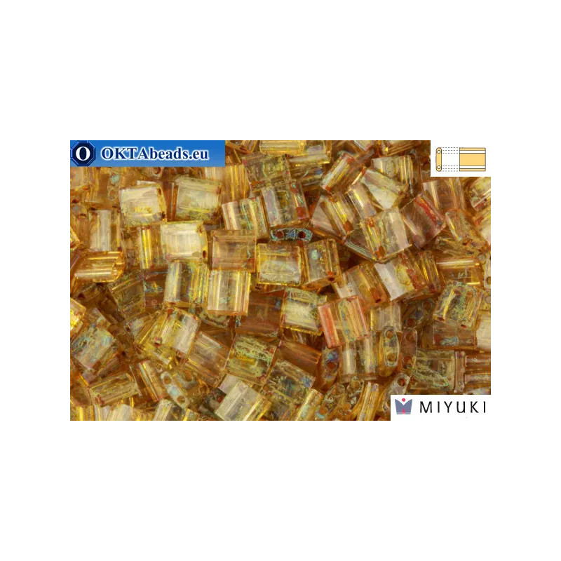 MIYUKI Beads TILA Picasso Saffron Transparent (4501)