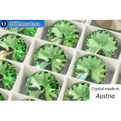 Austrian 1122 Rivoli Peridot 14mm