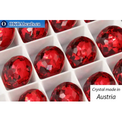 Austrian 1383 Thin Round Scarlet 14mm