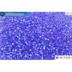MIYUKI Beads Delica Lined Blue Violet AB 11/0 (DB63)