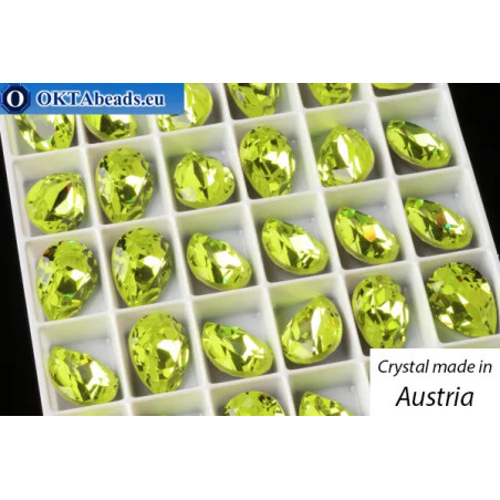 Austrian 4320 Pear Citrus Green 14х10mm
